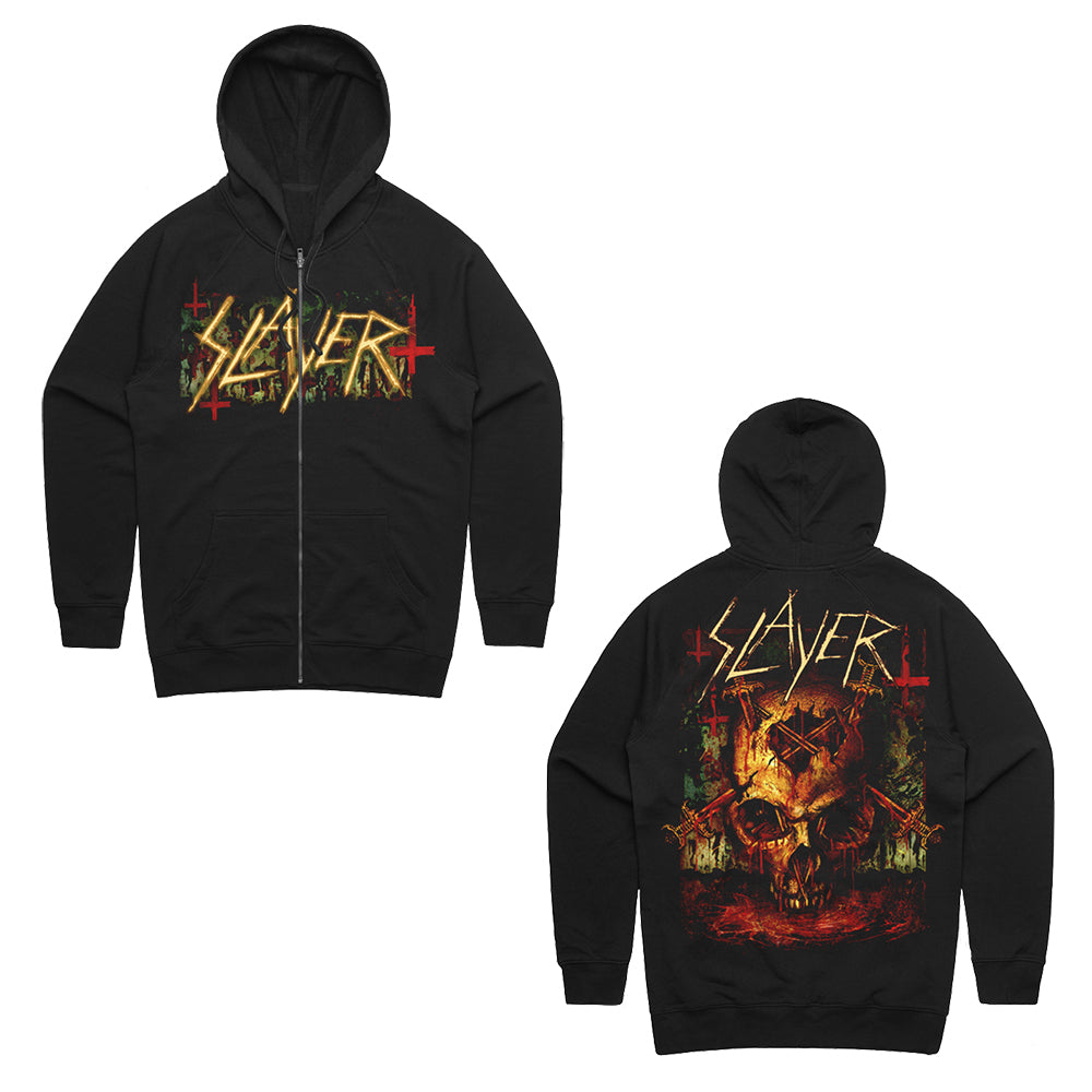 Slayer discount zip hoodie