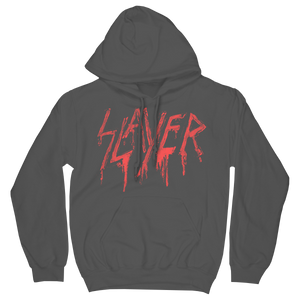 Live Splatter on Charcoal Hoodie