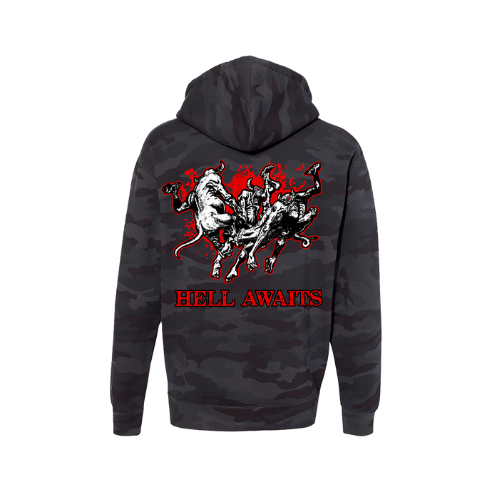 Hell Awaits Camouflage Hoodie