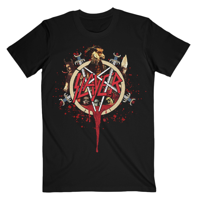 Goat Pentagram Tee – Slayer