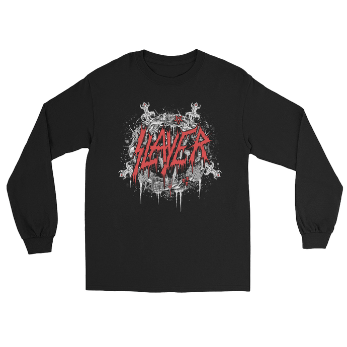 Skull Wreath Long Sleeve Tee