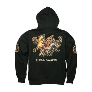 Hell Awaits Cut & Sew Hoodie