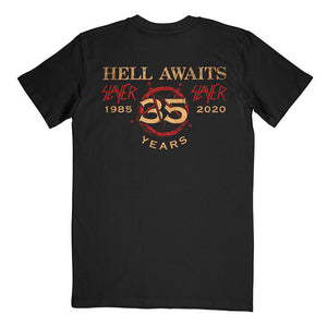Hell Awaits 35th Anniversary tee