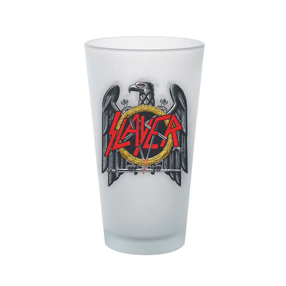 Slayer Frosted Pint Glass